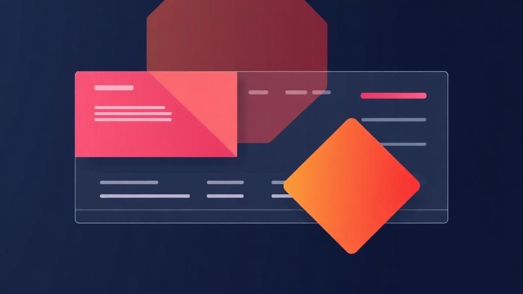 Abstract layered panels representing a configured Claude workspace